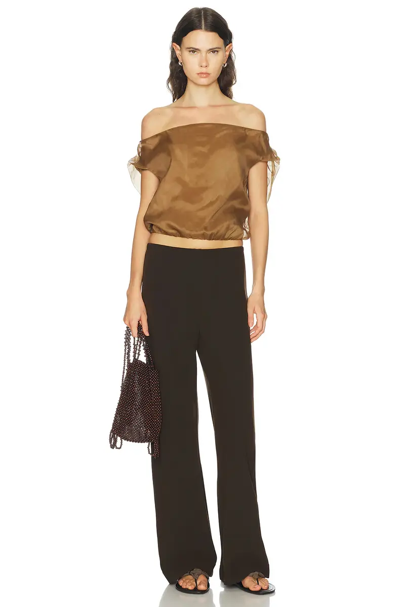 Staud Larissa Silk Top | Thumbnail 4 Staud Larissa Silk Top | Thumbnail 4