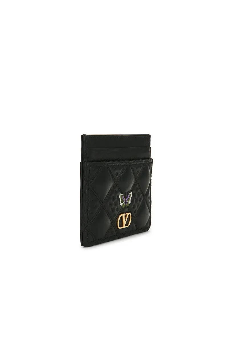 Valentino Garavani Flutterby Card Holder | Thumbnail 3 Valentino Garavani Flutterby Card Holder | Thumbnail 3