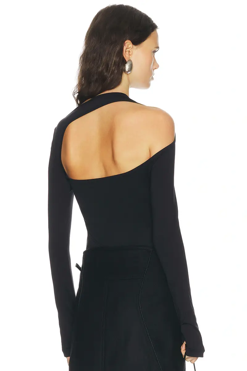 Helmut Lang Asymmetrical Cutout Top | Thumbnail 3 Helmut Lang Asymmetrical Cutout Top | Thumbnail 3