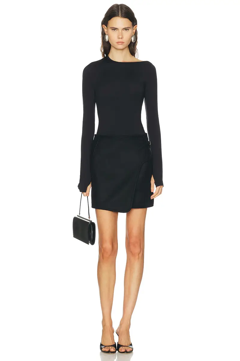 Helmut Lang Asymmetrical Cutout Top | Thumbnail 4 Helmut Lang Asymmetrical Cutout Top | Thumbnail 4