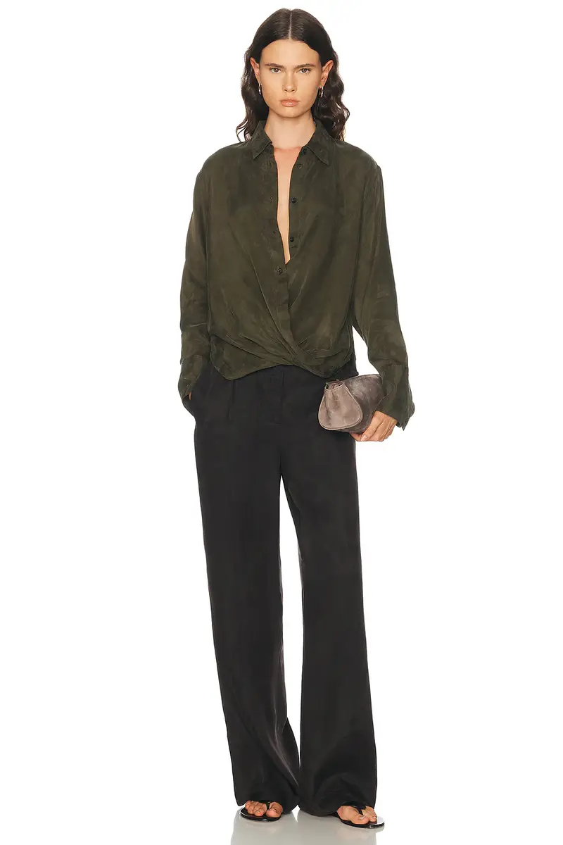 Helmut Lang Fluid Drape Shirt | Thumbnail 5 Helmut Lang Fluid Drape Shirt | Thumbnail 5