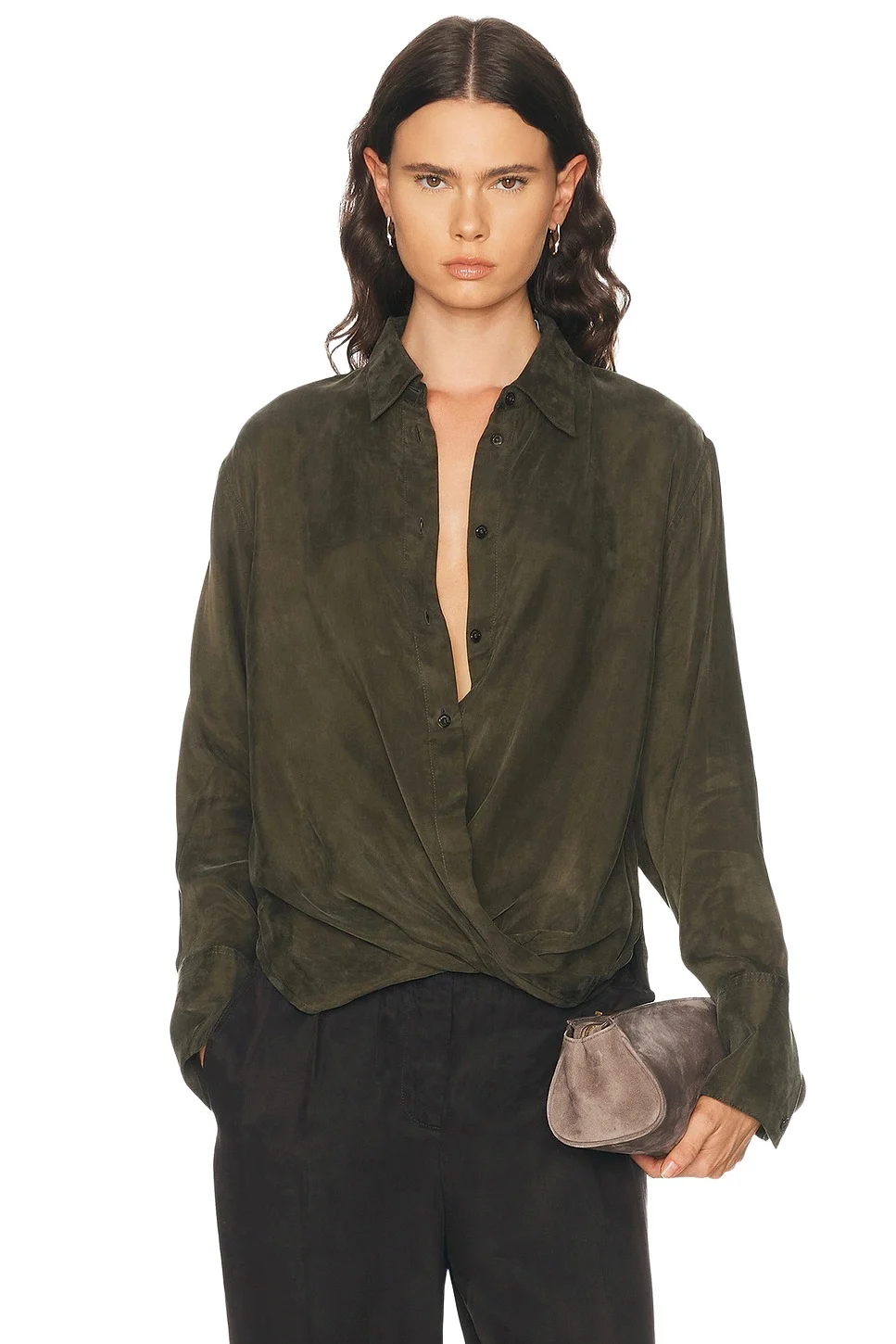 Helmut Lang Fluid Drape Shirt
