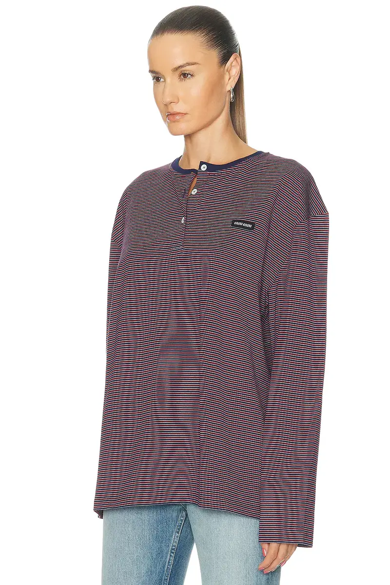 Miu Miu Jersey Top | Thumbnail 2