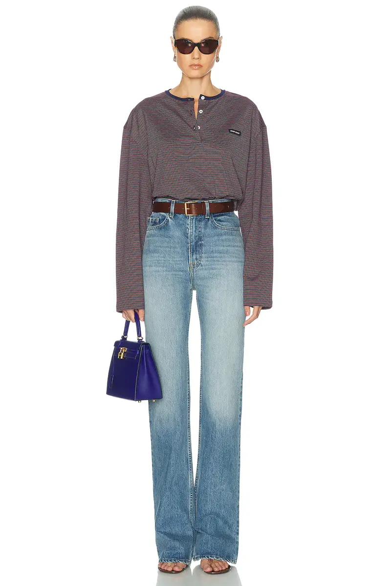 Miu Miu Jersey Top | Thumbnail 4