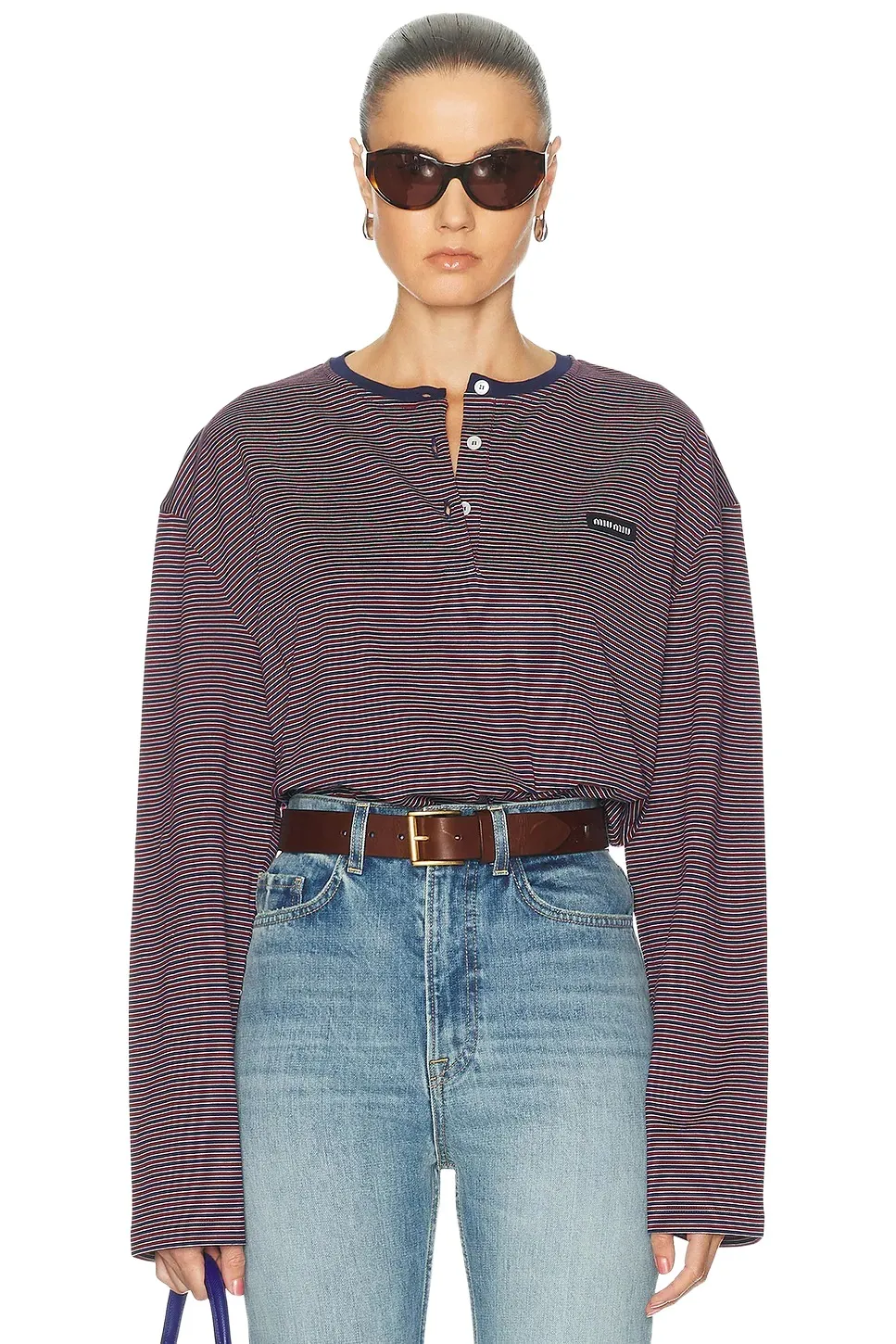 Miu Miu Jersey Top