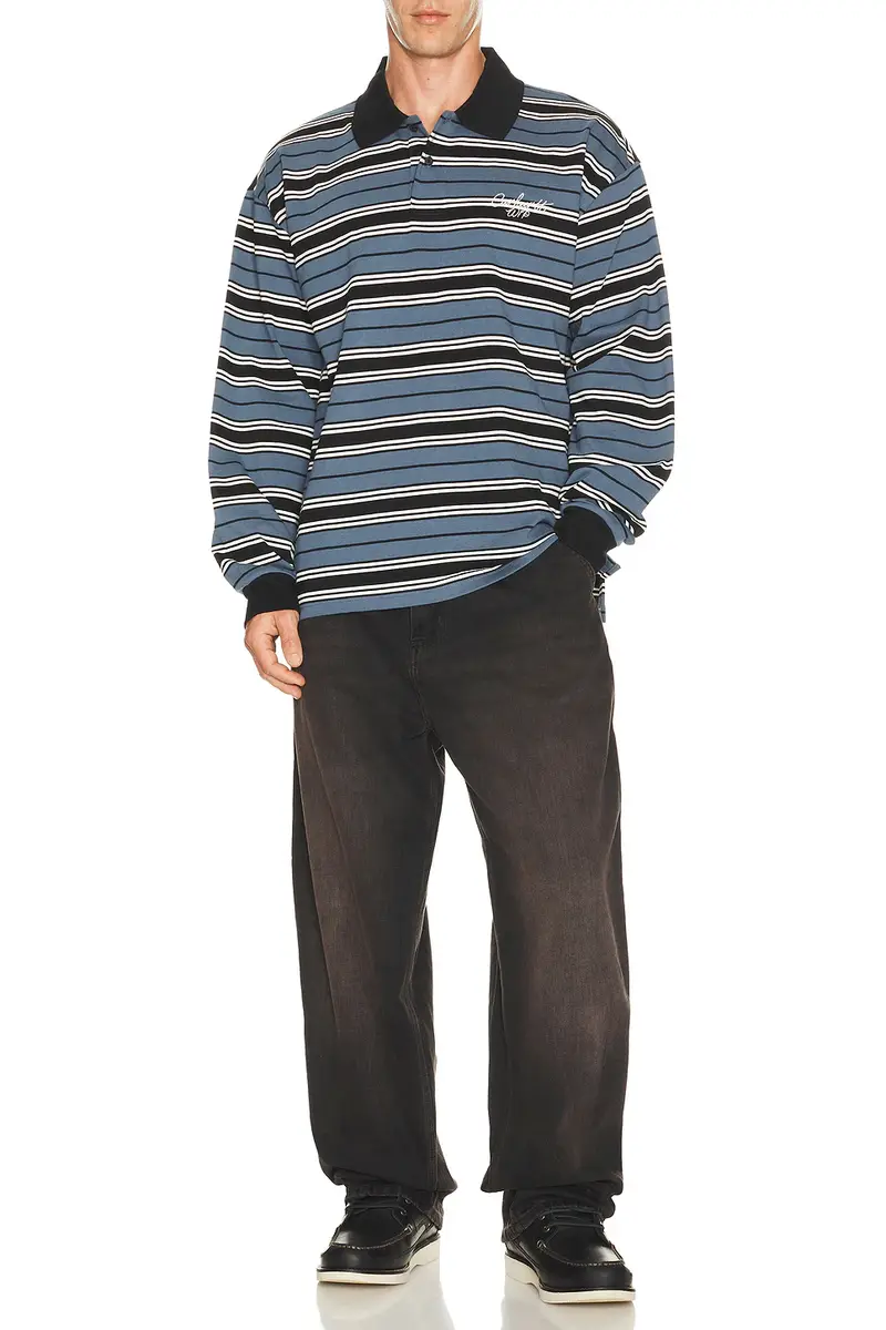 Carhartt WIP Long Sleeve Devitt Rugby Shirt | Thumbnail 3 Carhartt WIP Long Sleeve Devitt Rugby Shirt | Thumbnail 3