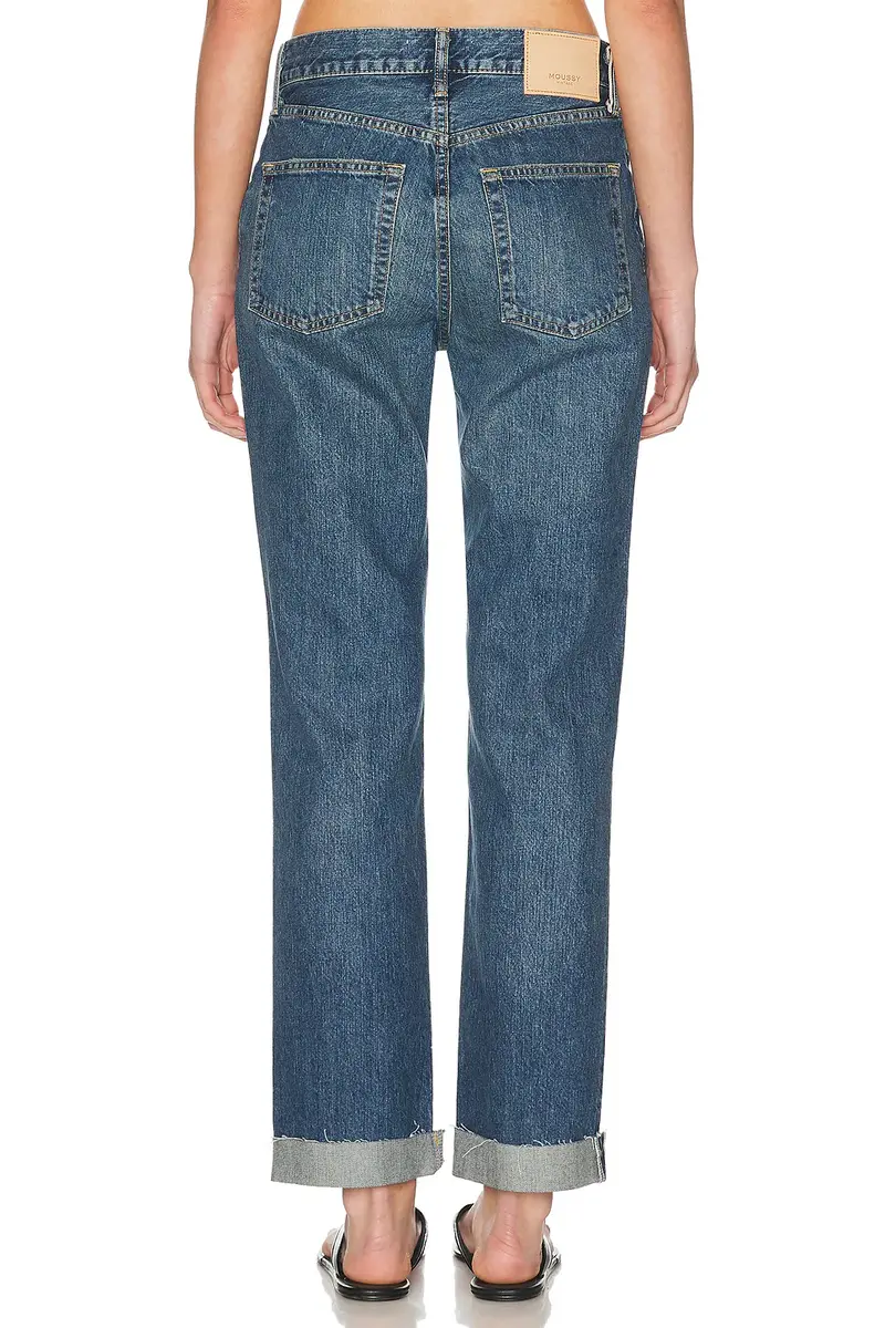 Moussy Vintage Kent Straight Leg Jeans | Thumbnail 5 Moussy Vintage Kent Straight Leg Jeans | Thumbnail 5