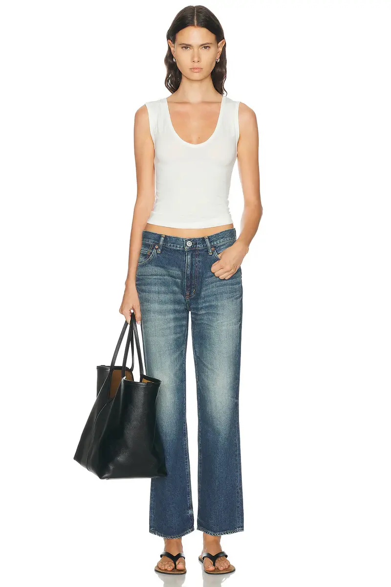 Moussy Vintage Leyden Straight Leg Jeans | Thumbnail 5 Moussy Vintage Leyden Straight Leg Jeans | Thumbnail 5