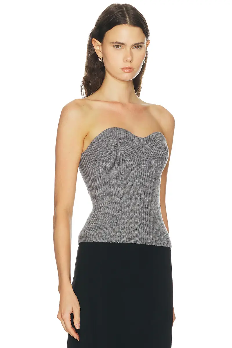 Jil Sander Strapless Knit Top | Thumbnail 2 Jil Sander Strapless Knit Top | Thumbnail 2