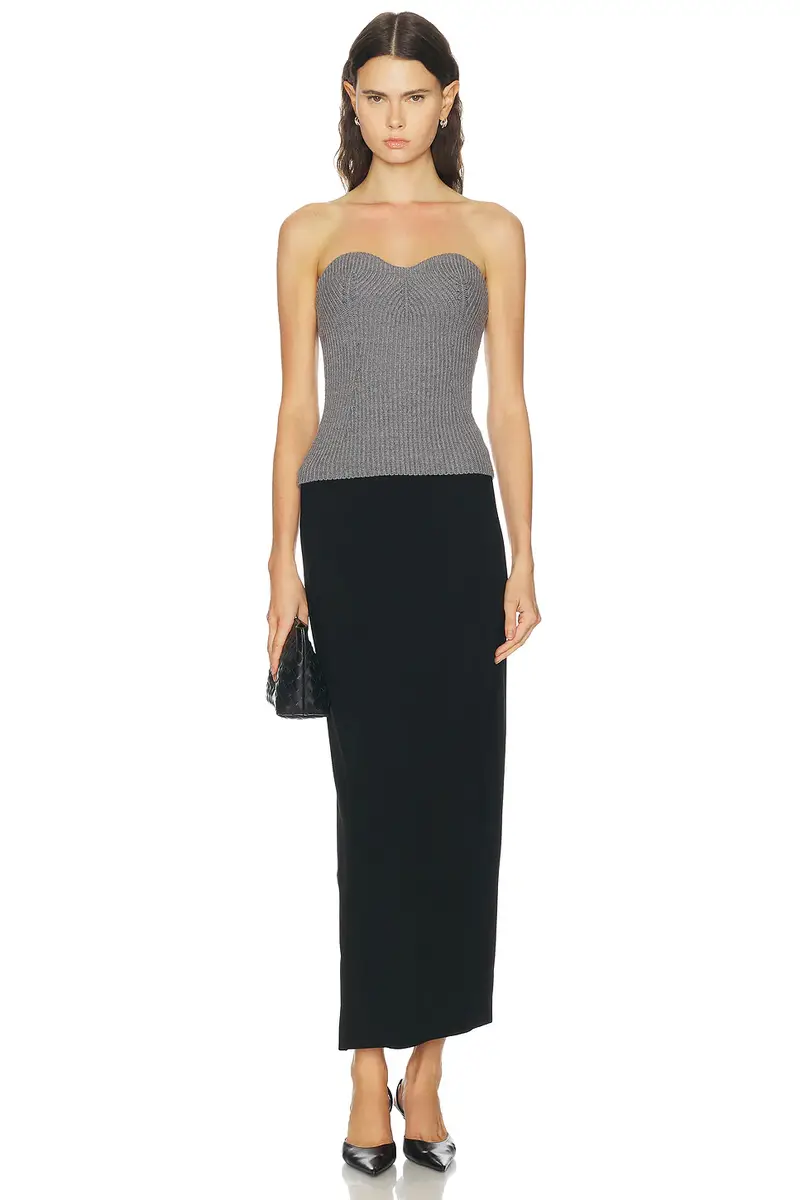 Jil Sander Strapless Knit Top | Thumbnail 4 Jil Sander Strapless Knit Top | Thumbnail 4