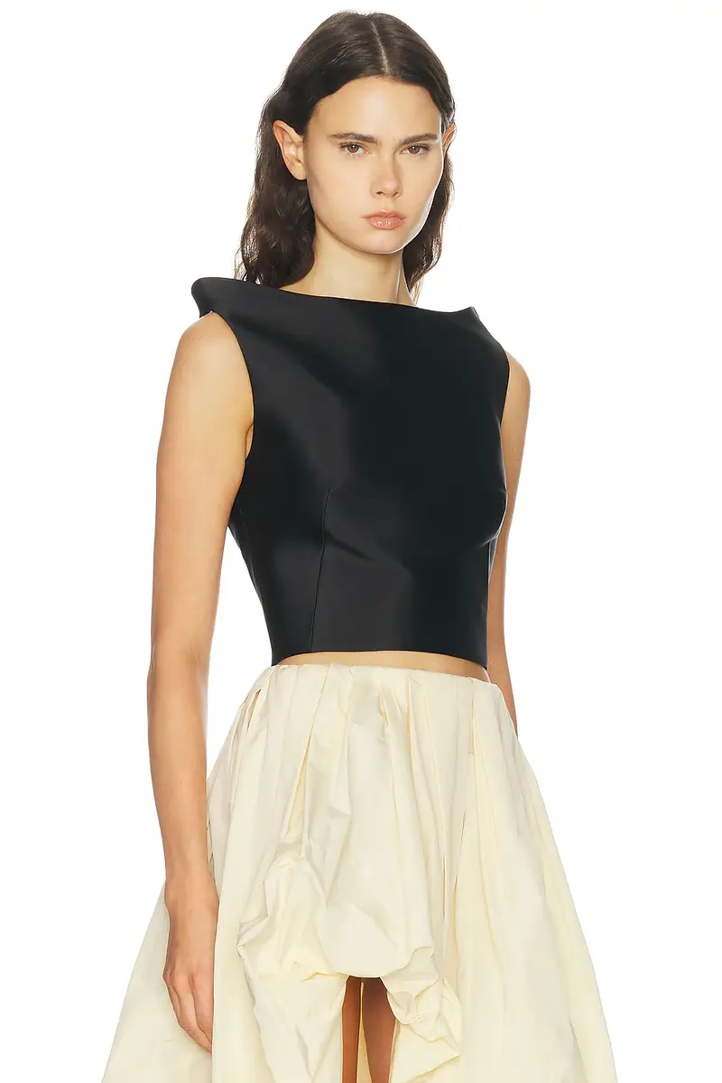 Jil Sander Sleeveless Floating Shoulder Top | Thumbnail 2 Jil Sander Sleeveless Floating Shoulder Top | Thumbnail 2