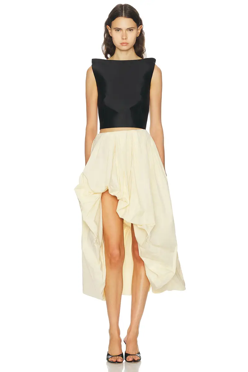 Jil Sander Sleeveless Floating Shoulder Top | Thumbnail 4 Jil Sander Sleeveless Floating Shoulder Top | Thumbnail 4