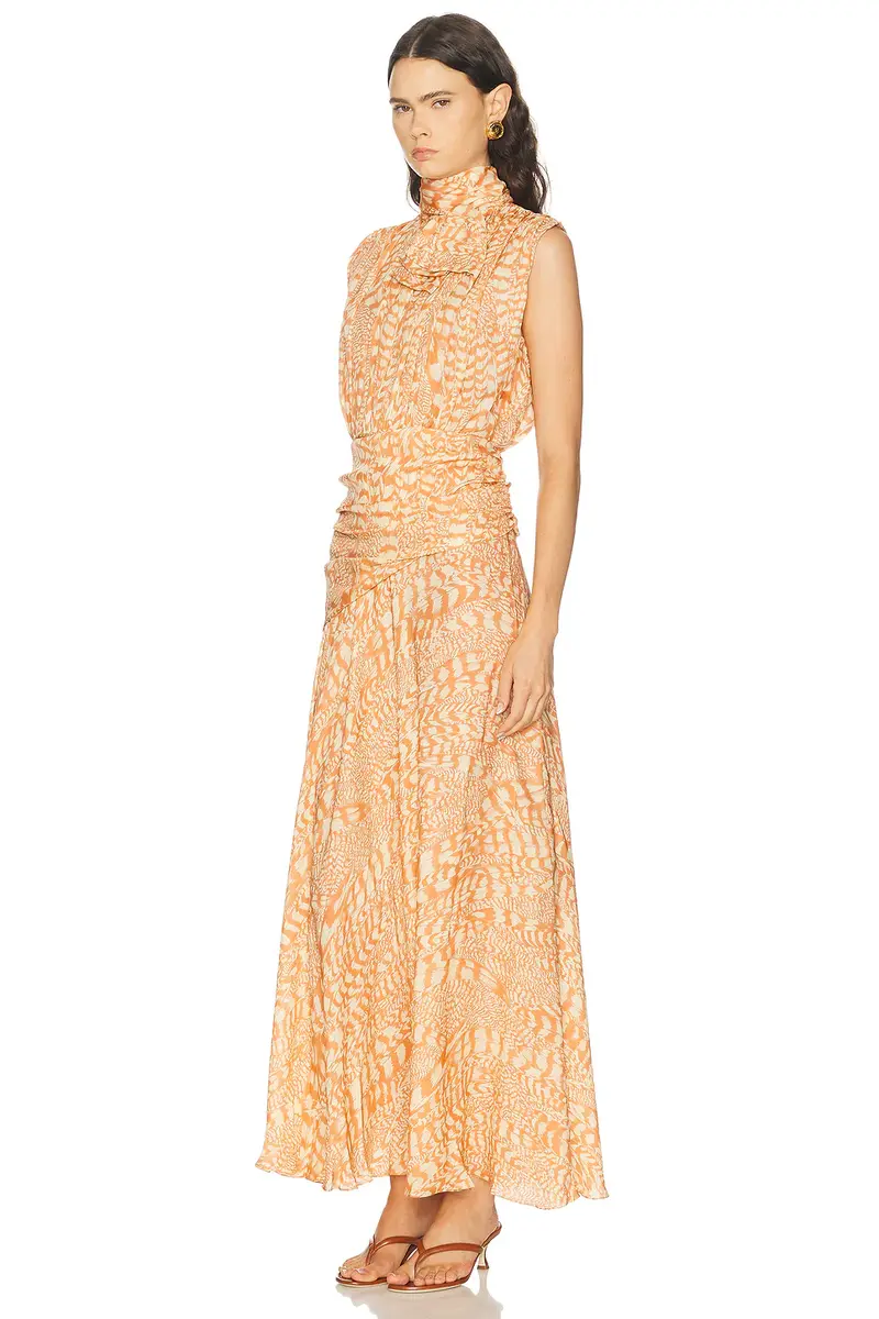 Johanna Ortiz Saffron Breeze Maxi Dress | Thumbnail 3