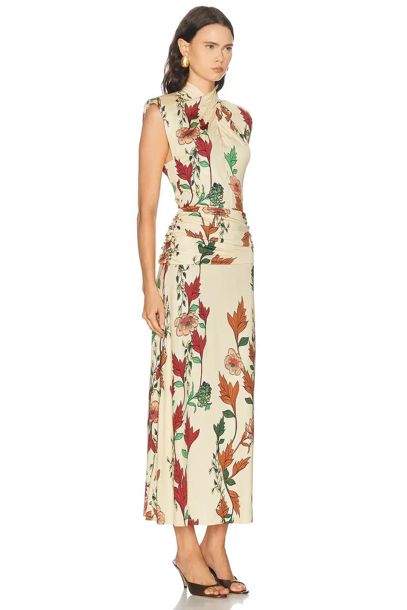 Johanna Ortiz Hibiscus Compass Ankle Dress | Thumbnail 2