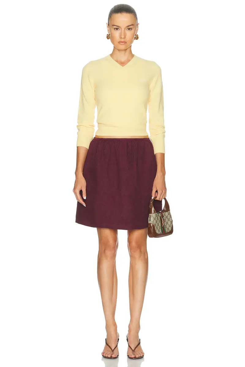 Miu Miu Lino Skirt | Thumbnail 5