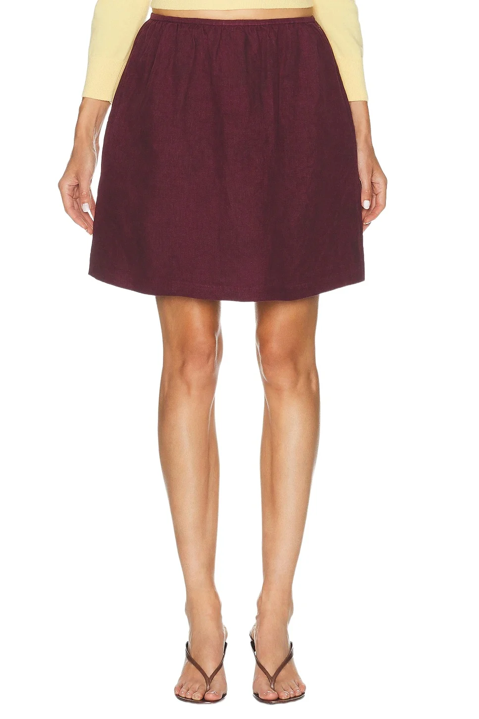 Miu Miu Lino Skirt