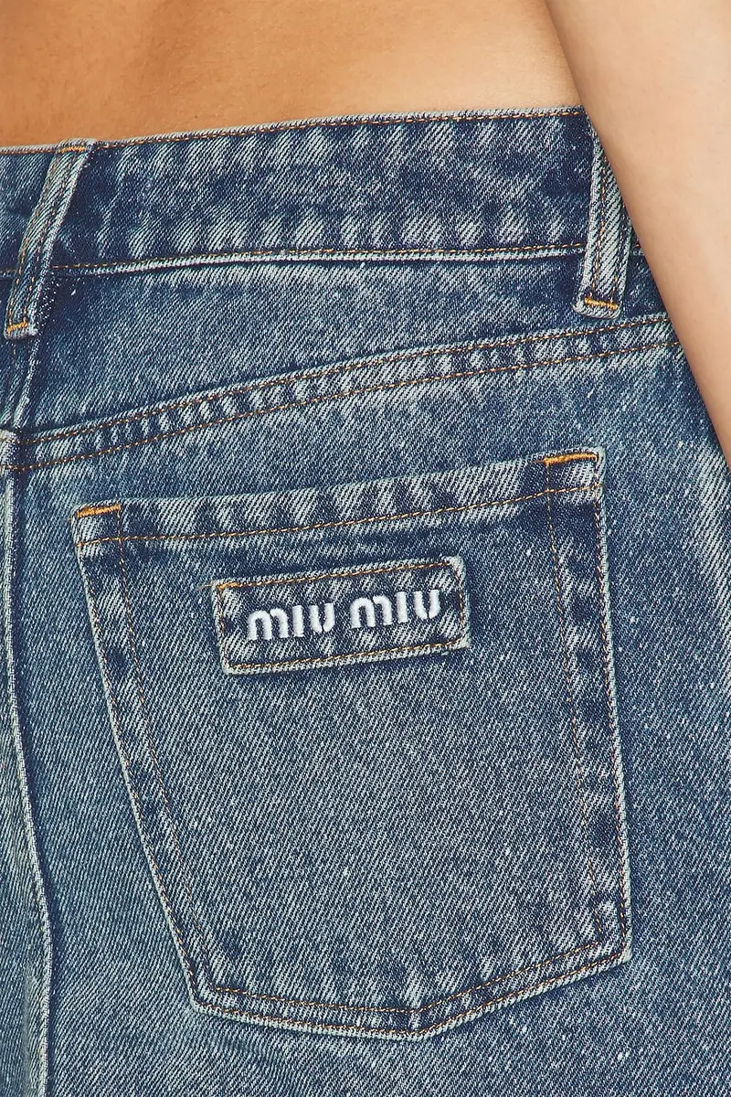 Miu Miu Denim Skirt | Thumbnail 6