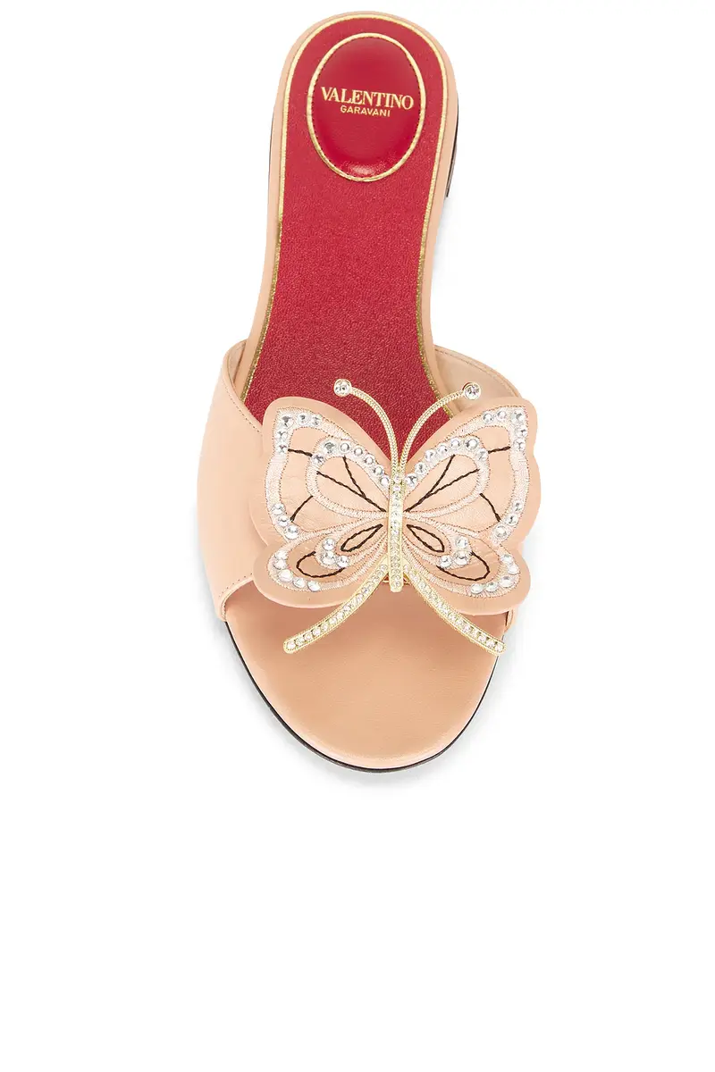 Valentino Garavani Flutterby Slide | Thumbnail 4