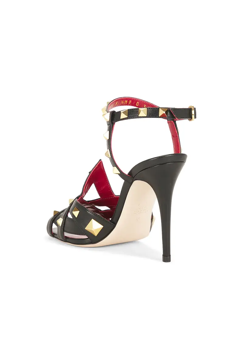 Valentino Garavani Studdy Brass Sandal | Thumbnail 3 Valentino Garavani Studdy Brass Sandal | Thumbnail 3