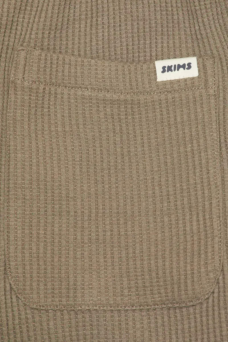 Skims Waffle Straight Leg Pant | Thumbnail 6
