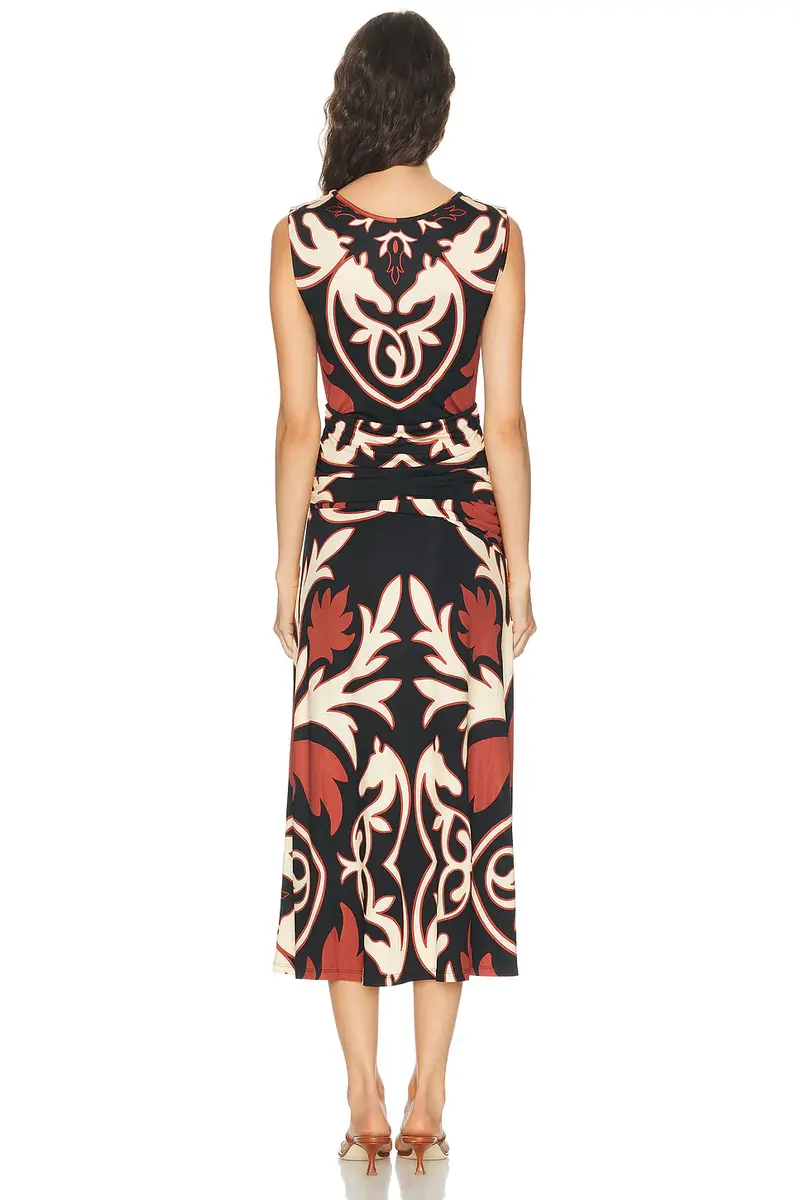 Johanna Ortiz Horizonte Mistico Midi Dress | Thumbnail 3