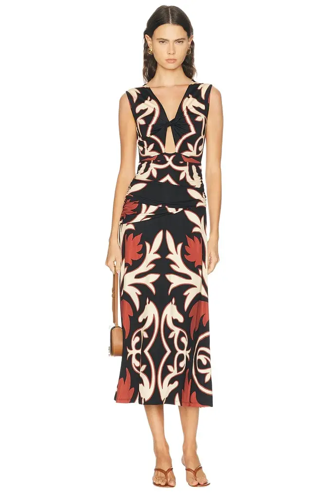 Johanna Ortiz Horizonte Mistico Midi Dress