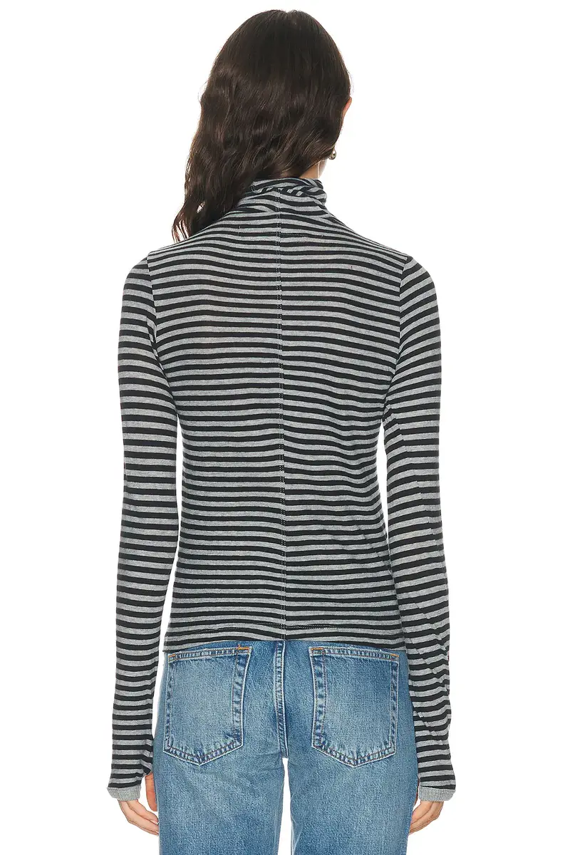 ENZA COSTA Cashmere Jersey New Classic Turtleneck Sweater | Thumbnail 3 ENZA COSTA Cashmere Jersey New Classic Turtleneck Sweater | Thumbnail 3
