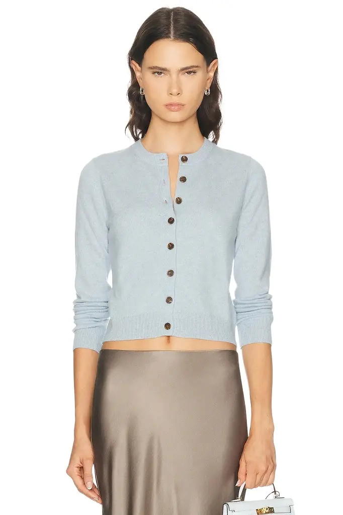 ENZA COSTA Cashmere Shrunken Cardigan