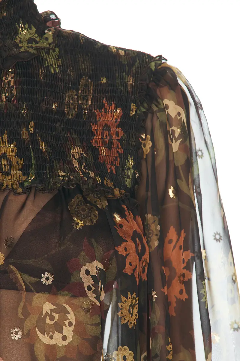 SIEDRÉS Mirelle Sheer Floral Blouse | Thumbnail 5