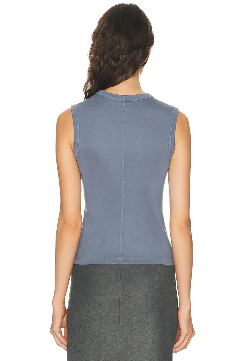 ENZA COSTA Supima Cotton New Classic Sleeveless Tee | Thumbnail 3 ENZA COSTA Supima Cotton New Classic Sleeveless Tee | Thumbnail 3