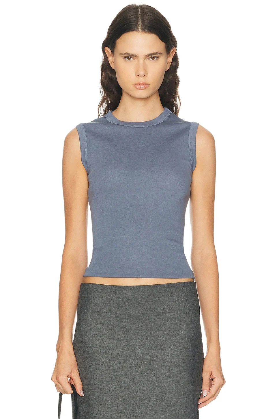 ENZA COSTA Supima Cotton New Classic Sleeveless Tee