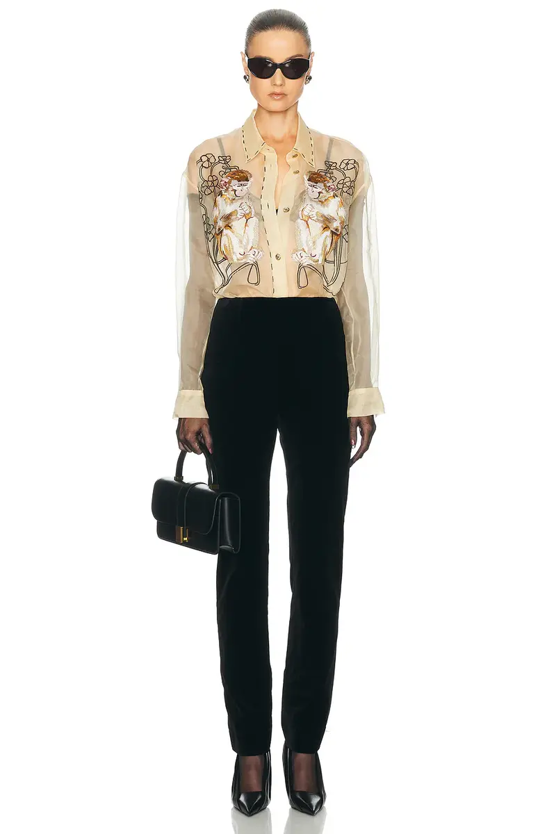 Khaite Ryden Velvet Pant | Thumbnail 6