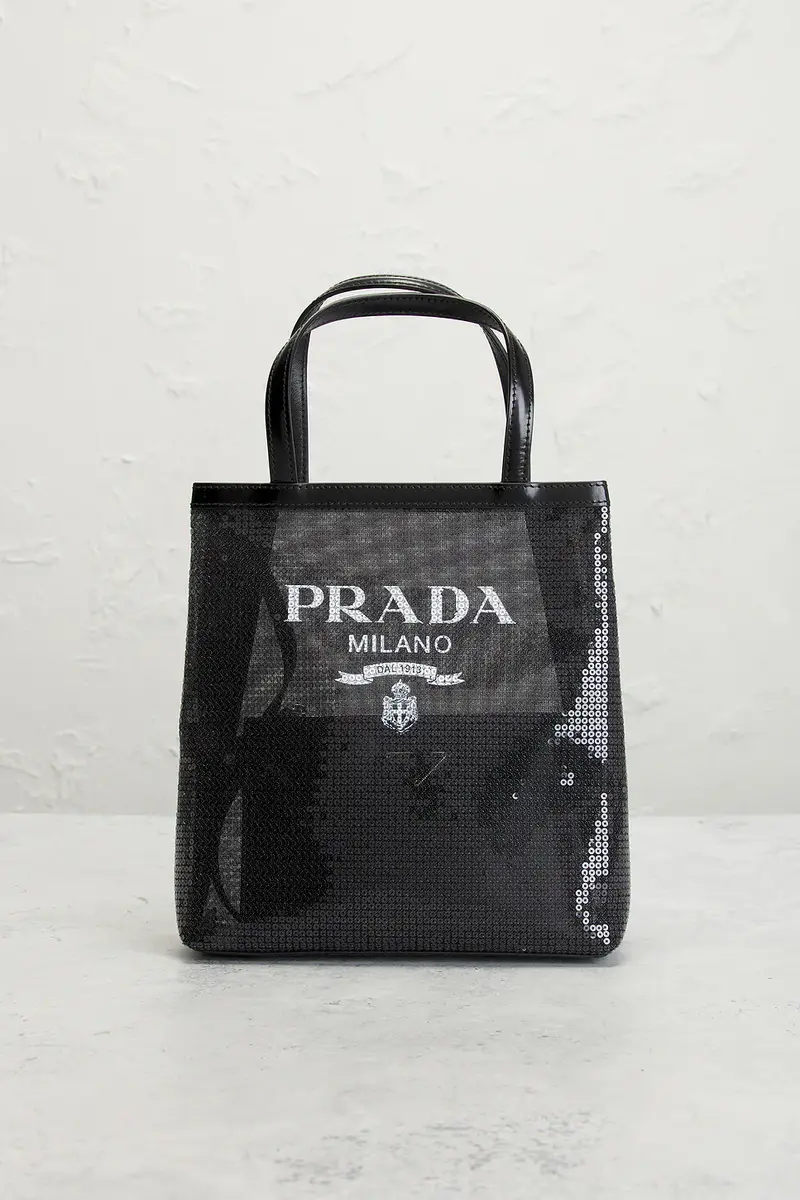 Prada Prada Rete Paillettes Tote Bag | Thumbnail 2 Prada Prada Rete Paillettes Tote Bag | Thumbnail 2