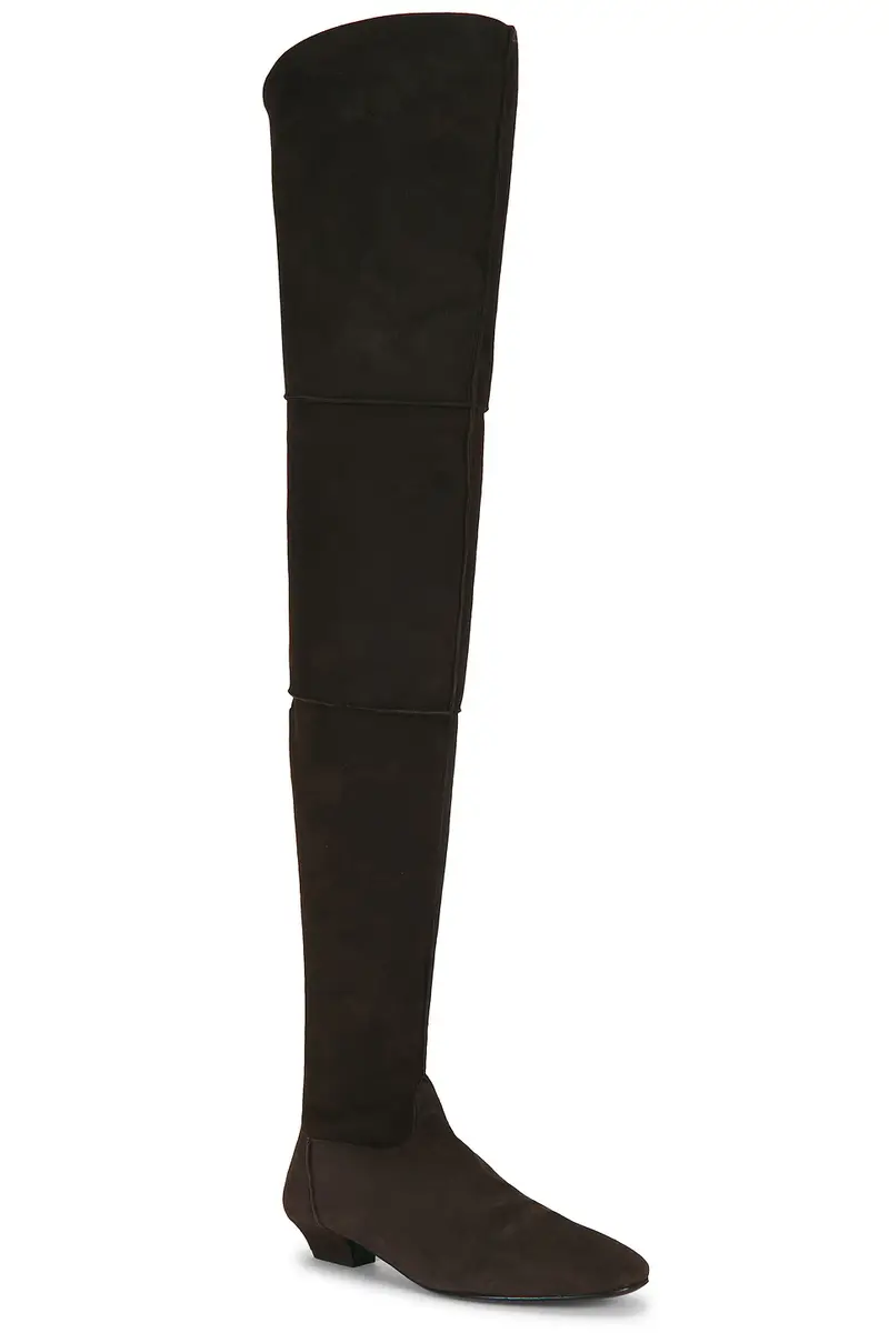 Magda Butrym Over Knee Shearling Boot | Thumbnail 2 Magda Butrym Over Knee Shearling Boot | Thumbnail 2