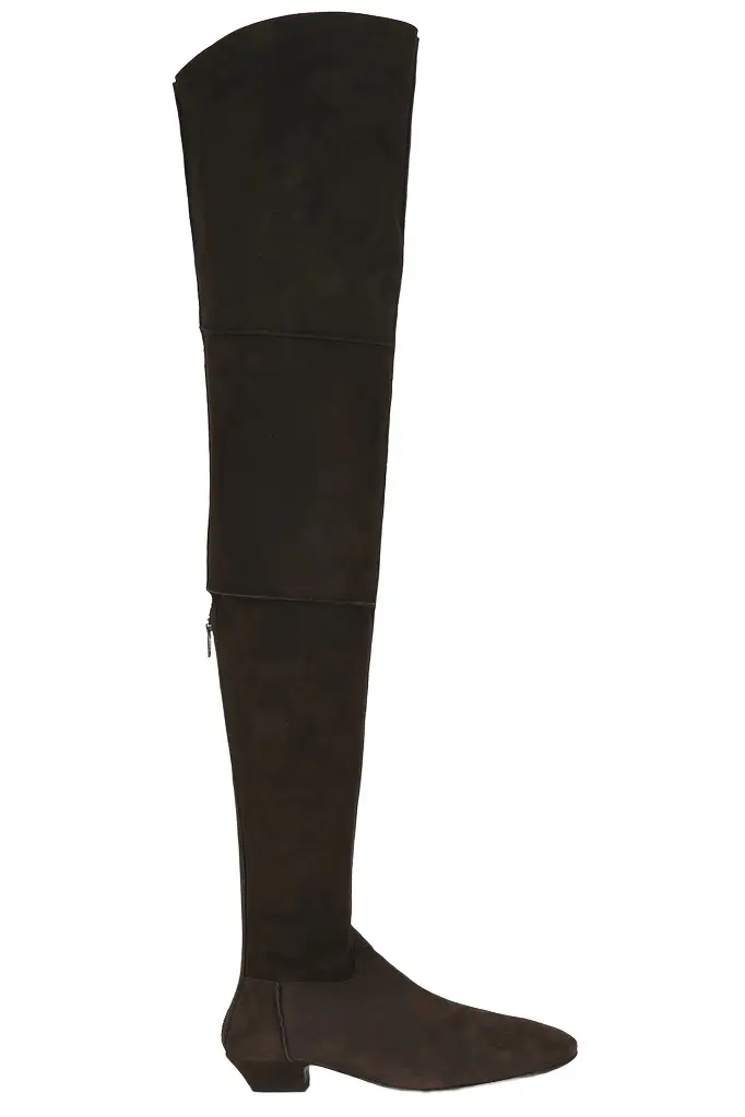 Magda Butrym Over Knee Shearling Boot