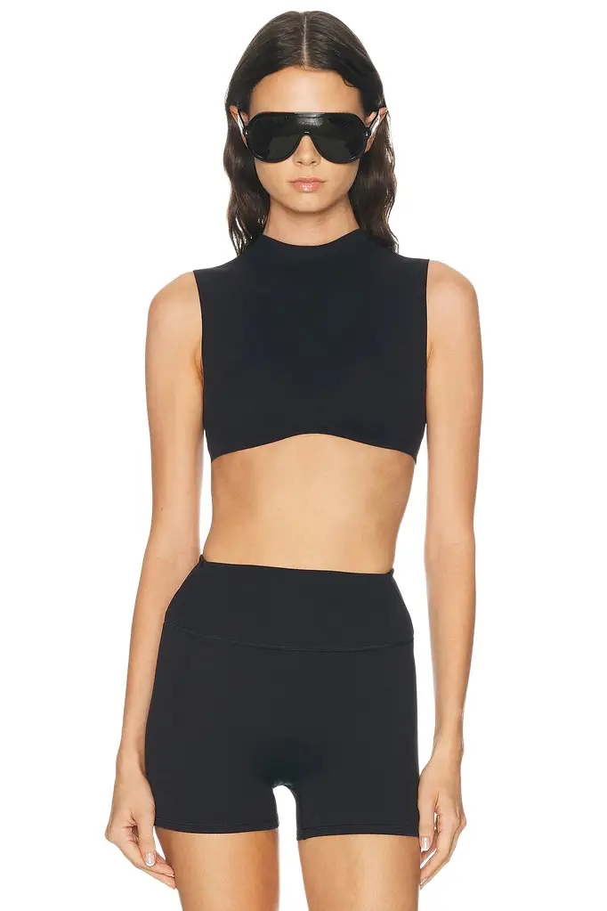 NikeSKIMS Studio Stretch Mock Neck Bra