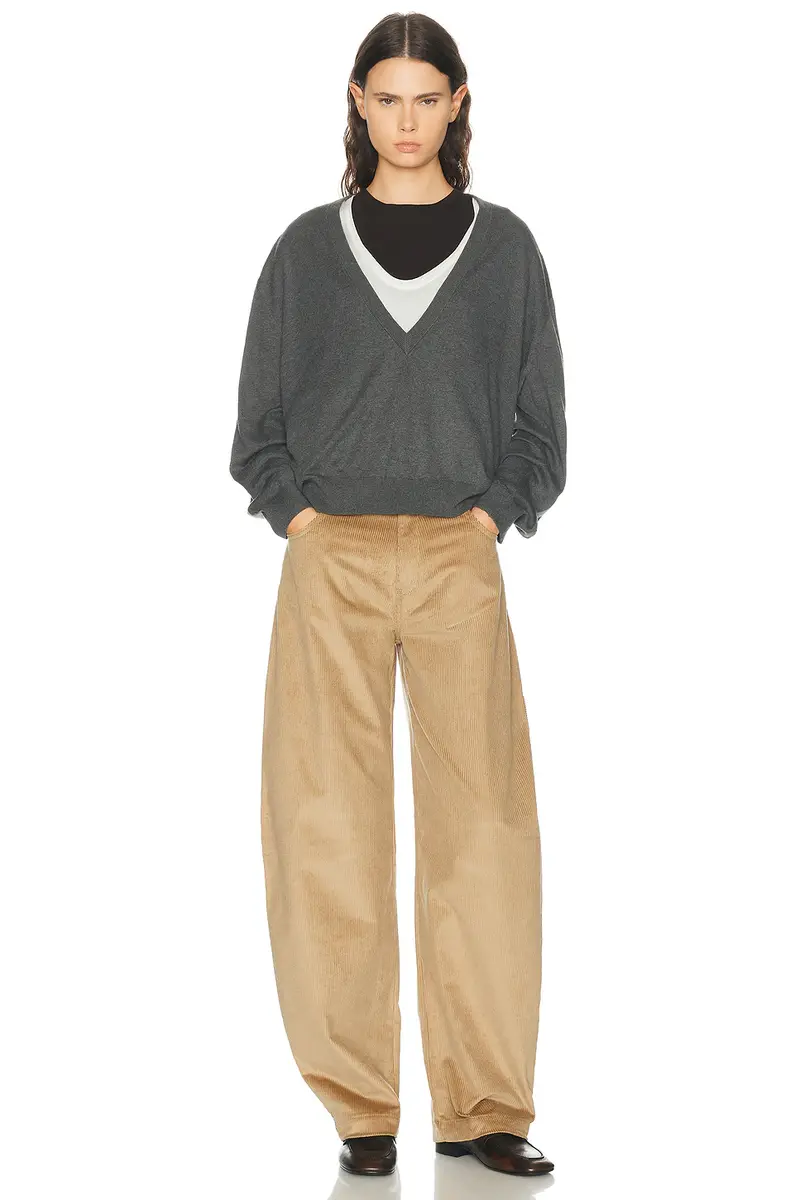 DARKPARK Audrey New Corduroy Barrel Leg Carpenter Pants | Thumbnail 5 DARKPARK Audrey New Corduroy Barrel Leg Carpenter Pants | Thumbnail 5