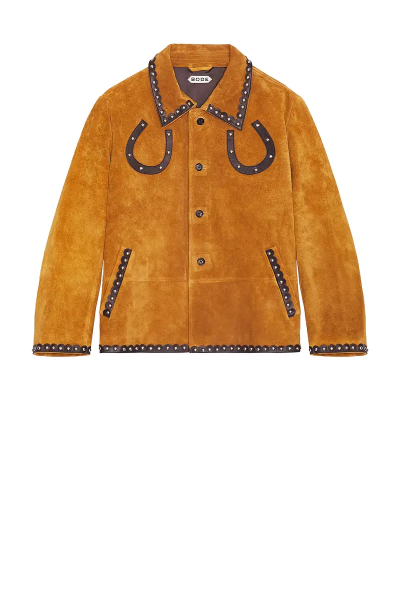 BODE Suede Carson Jacket | Thumbnail 4 BODE Suede Carson Jacket | Thumbnail 4