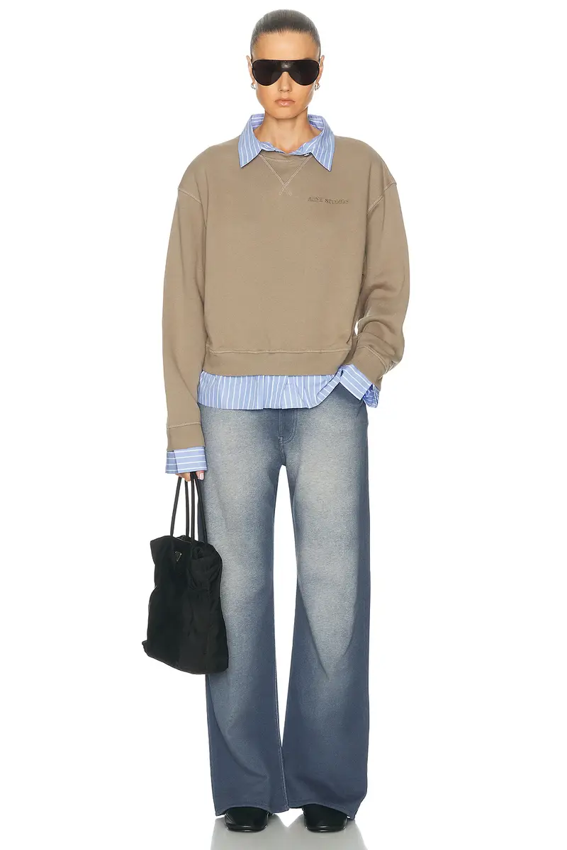 Acne Studios Finten Crewneck Sweatshirt | Thumbnail 4 Acne Studios Finten Crewneck Sweatshirt | Thumbnail 4