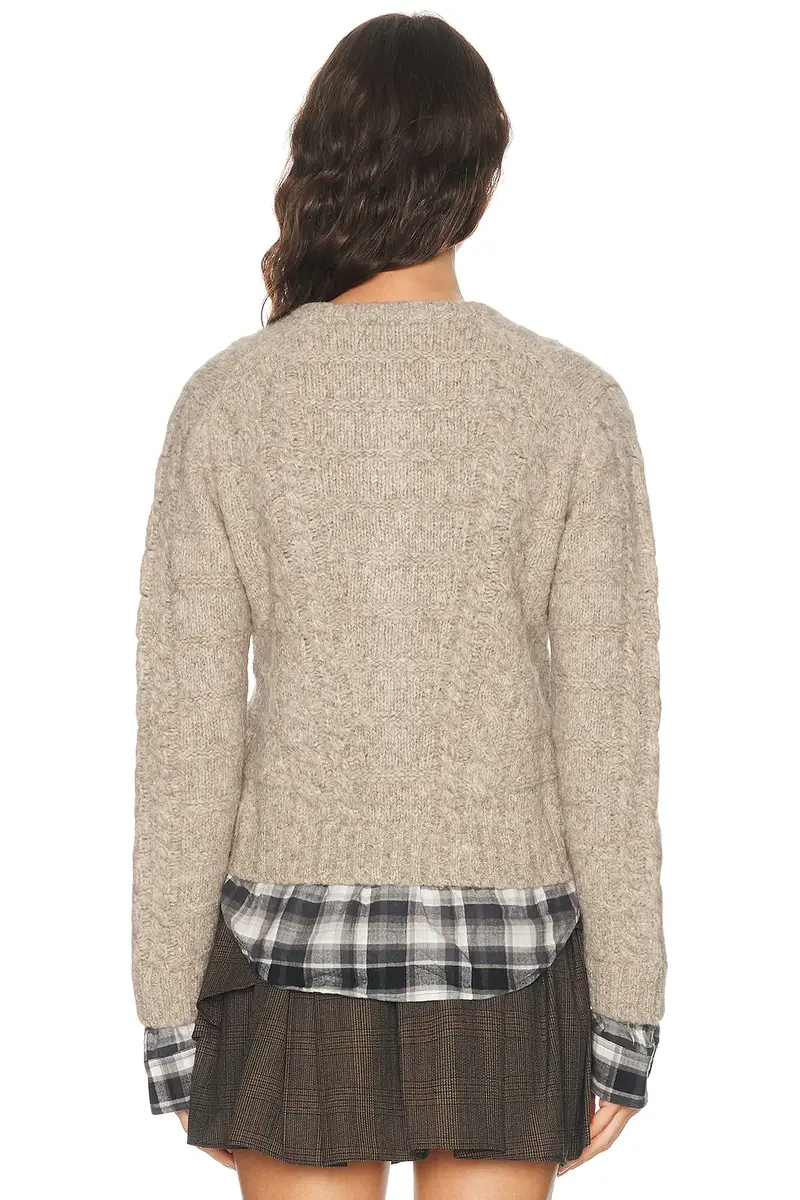 Acne Studios Kunch Cotton Flannel Cardigan | Thumbnail 4 Acne Studios Kunch Cotton Flannel Cardigan | Thumbnail 4