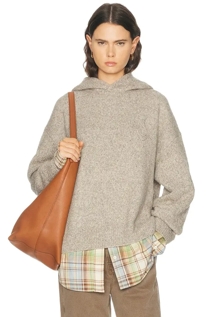 Acne Studios Krisp Hooded Flannel Sweater