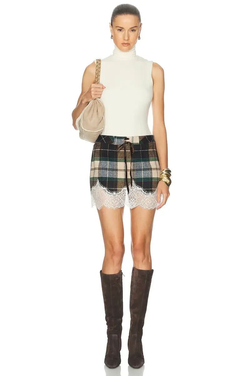 SIEDRÉS Witz Lace Trim Mini Skirt | Thumbnail 5 SIEDRÉS Witz Lace Trim Mini Skirt | Thumbnail 5