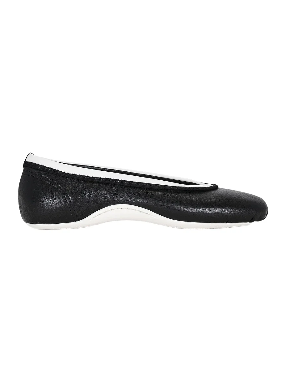 Dries Van Noten Foot Shaped Rubber Sole Ballerina Flat