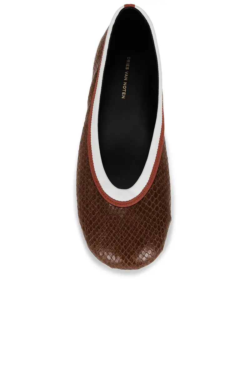 Dries Van Noten Foot Shaped Rubber Sole Ballerina Flat | Thumbnail 4 Dries Van Noten Foot Shaped Rubber Sole Ballerina Flat | Thumbnail 4