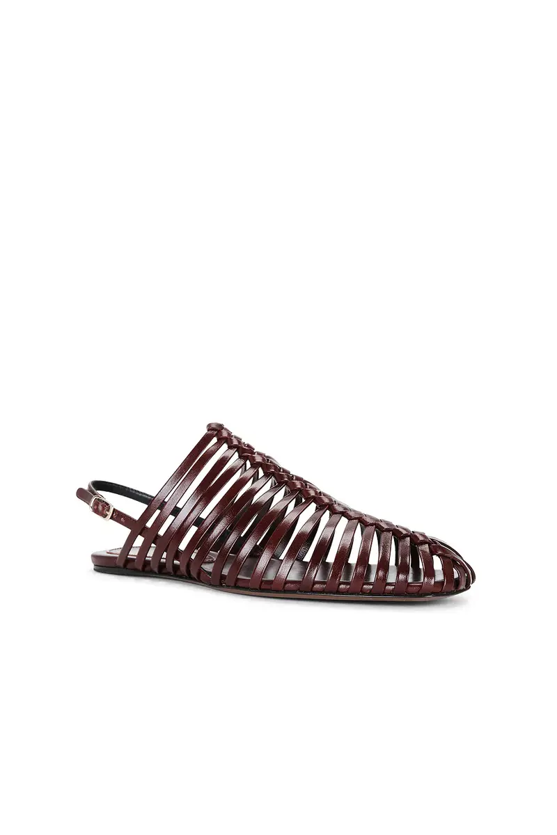 Dries Van Noten Flat Square Toe Open Ballerina Flat | Thumbnail 2 Dries Van Noten Flat Square Toe Open Ballerina Flat | Thumbnail 2