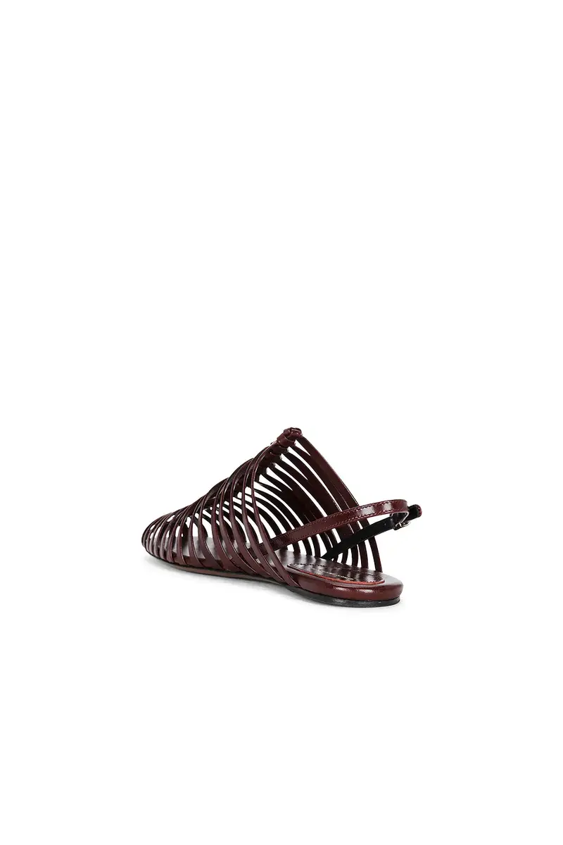 Dries Van Noten Flat Square Toe Open Ballerina Flat | Thumbnail 3 Dries Van Noten Flat Square Toe Open Ballerina Flat | Thumbnail 3