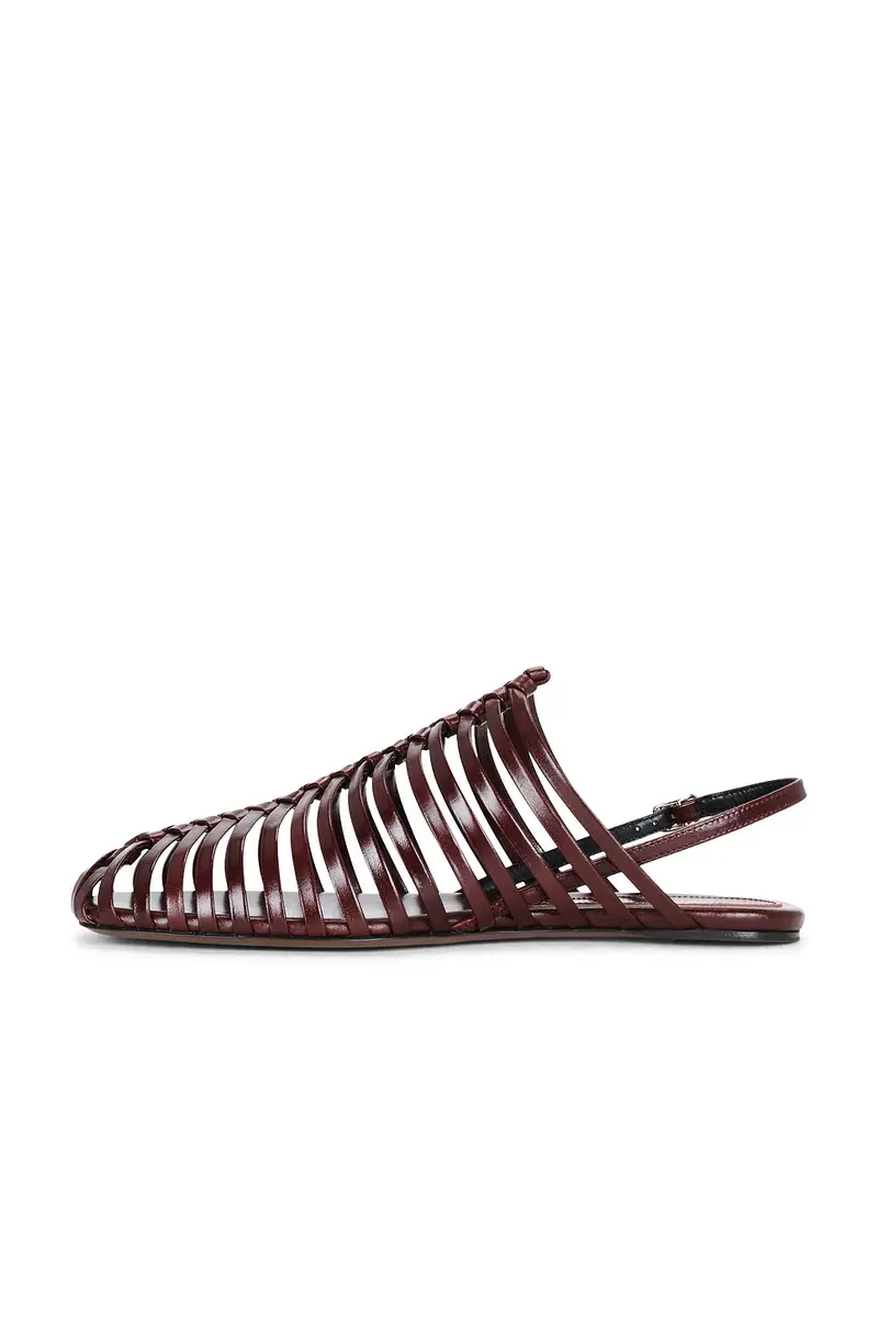 Dries Van Noten Flat Square Toe Open Ballerina Flat | Thumbnail 5 Dries Van Noten Flat Square Toe Open Ballerina Flat | Thumbnail 5