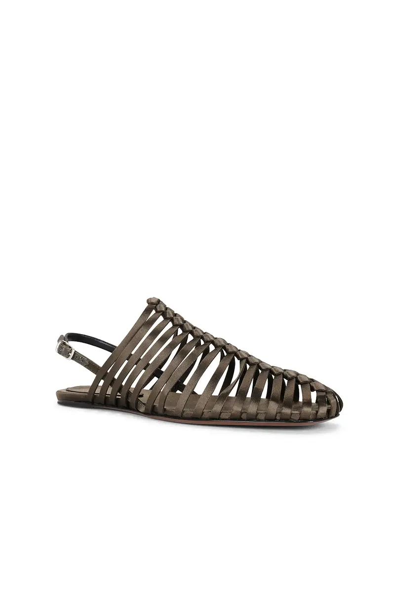 Dries Van Noten Flat Square Toe Open Ballerina Flat | Thumbnail 2 Dries Van Noten Flat Square Toe Open Ballerina Flat | Thumbnail 2