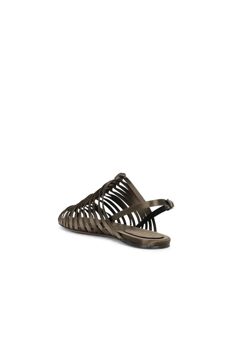 Dries Van Noten Flat Square Toe Open Ballerina Flat | Thumbnail 3 Dries Van Noten Flat Square Toe Open Ballerina Flat | Thumbnail 3