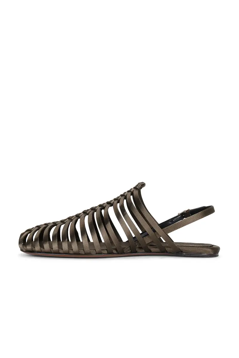 Dries Van Noten Flat Square Toe Open Ballerina Flat | Thumbnail 5 Dries Van Noten Flat Square Toe Open Ballerina Flat | Thumbnail 5